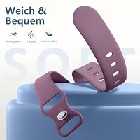 DaQin Silikon Sport Armband Kompatibel mit Apple Watch 40mm 41mm 42mm 38mm – Ansicht 5