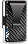 tessa USA Minimalist Carbon Fiber Slim Wallet | Front Pocket Wallet | Carbon Fiber Money Clip | Carbon Wallet | Credit Card Holder for Men | Metal Wallet| The Money Clip“ | 2021 Version