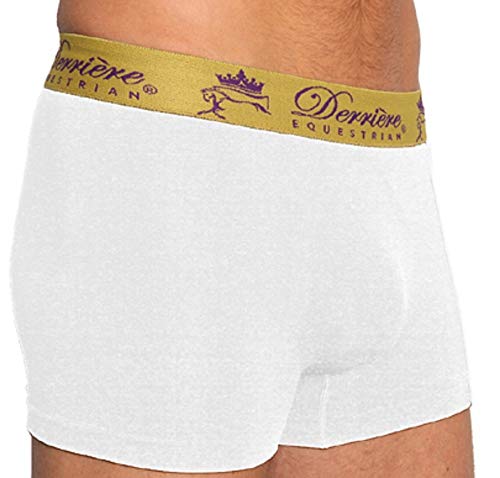 Derriere Equestrian Performance Seamless Shorty Male White Small / Medium