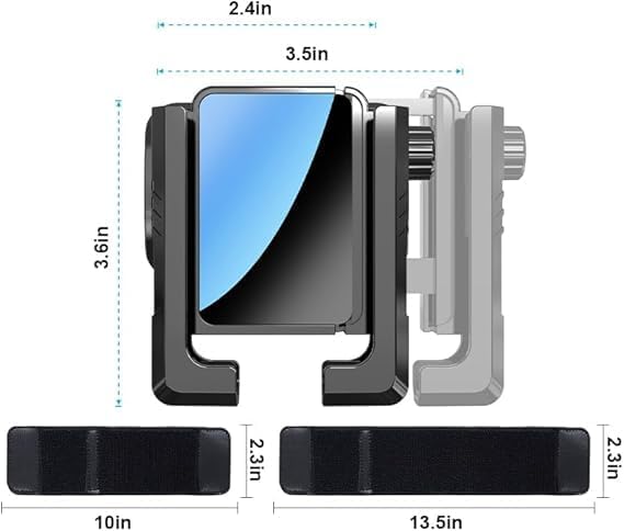 Miniatura 7 de Brazalete universal para teléfono y soporte de muñeca giratorio 360 para correr, trotar, gimnasio, entrenamientos, más