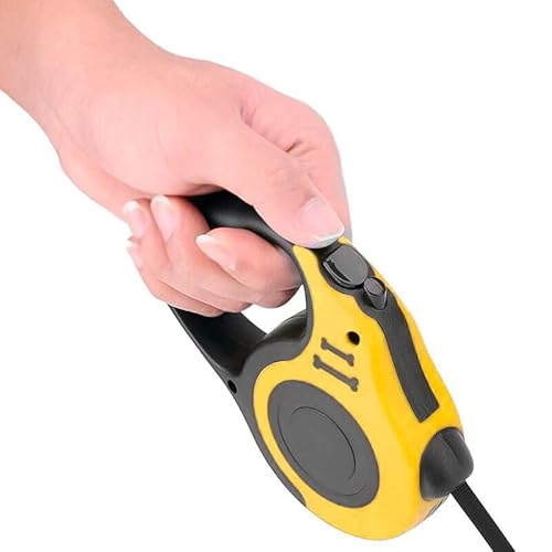 Guia Retrátil Pet 3 Metros (Amarelo)