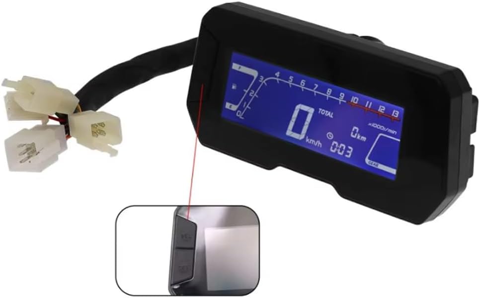 Motorcycle RPM Digital Speedometer Adjustable LED Speedometer for Honda CRF300L CRF300 Rally CRF250L GROM Cb300r