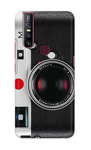 Image of Printed Hard Back Cover Case for Vivo V15 Back Cover (Vintage Camera) -1302
