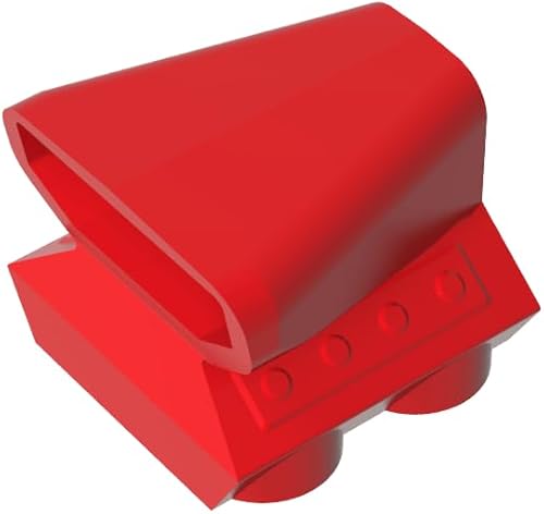 Miniatura 5 de Gobricks GDS-1355 - Vehículo Air Scoop Motor de 2 x 2 compatible con Lego 50943 15547 todas las principales marcas de ladrillos, bloques de