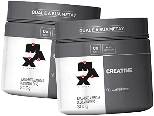 Kit 2x Creatina 300g Max Titanium