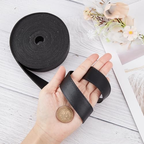Cordon en cuir synthétique plat de 2mm pour loisirs créatifs - 4