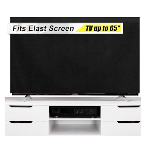 Fanfanwin Funda de TV de poliéster de 65 pulgadas de ancho x 36 pulgadas de alto para mudanzas, se adapta a pantallas de TV de hasta 60 a 65 pulgadas, protección resistente para TV de pantalla plana