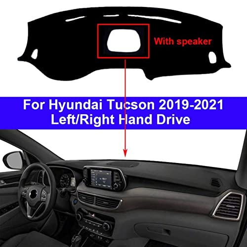Protector de salpicadero para Hyundai Tucson 2019-2021 con acabado premium texturizado 2