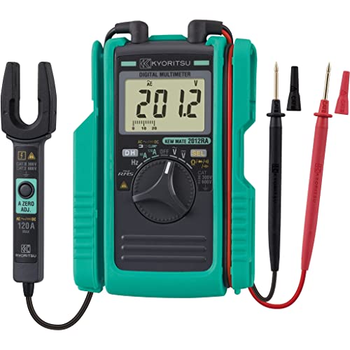 Multimetro Digitale Kyoritsu KEW 2012R TRMS Con Pinza - Misura Tensioni AC/DC, Correnti, Resistenza