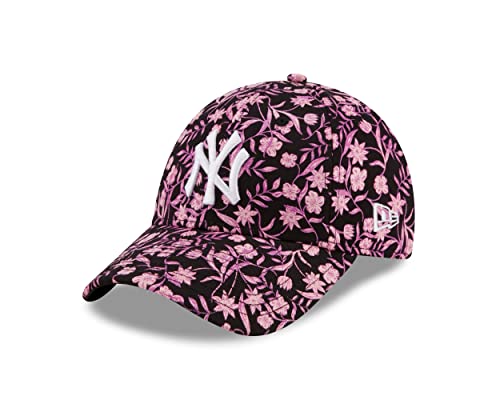 New-Era-New-York-Yankees-Black-MLB-Floral-9Forty-Adjustable-Women-Cap