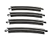 Bachmann Trains - Snap-Fit E-Z Track 18” Radius Curved Track (4/card) - Steel Alloy Rail With Black Roadbed - HO Scale