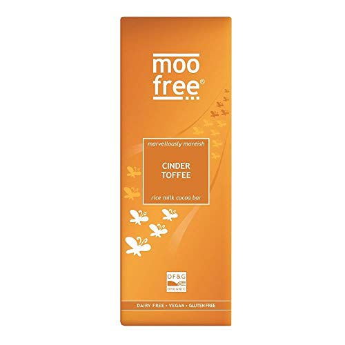 Moo Free | Cinder Toffee Cocoa Bar 80g | 12 x 80g (ES)