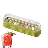 Démoulage rapide : Le bac à glaçons offre un design pratique avec un mécanisme à poussoir pour un démoulage rapide et une distribution soignée des glaçons, parfaits pour l'hydratation quotidienne ou les occasions spéciales comme les fêtes.
