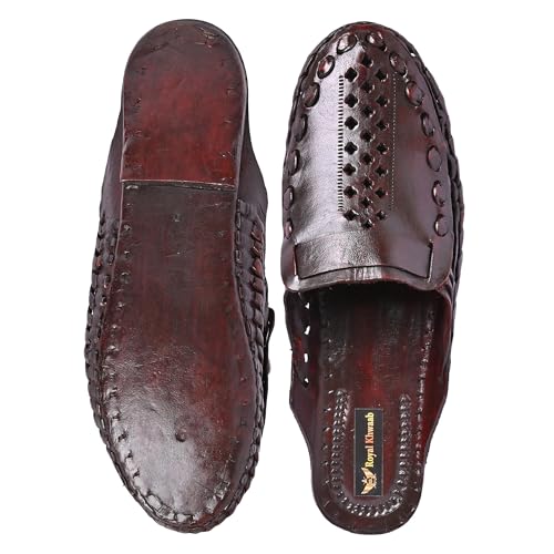 Image of Kolhapuri Chappal for Men|Kolhapuri Slippers for Men|Kolhapuri Shoes for Men|Leather Slippers for Men|Wedding Slippers for Men-B1