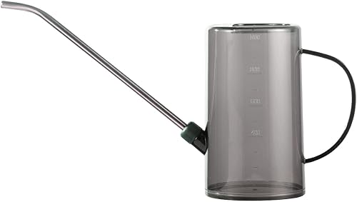 CLICIC Regadera con boquilla larga, regadera pequeña de 1 litro para plantas de interior, flores de jardín, plantas de riego al aire libre, 33.82