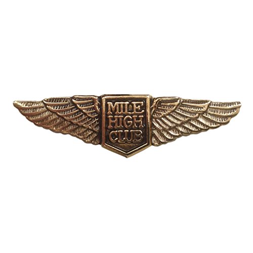 Mile High Club Wings Hat or Lapel Pin