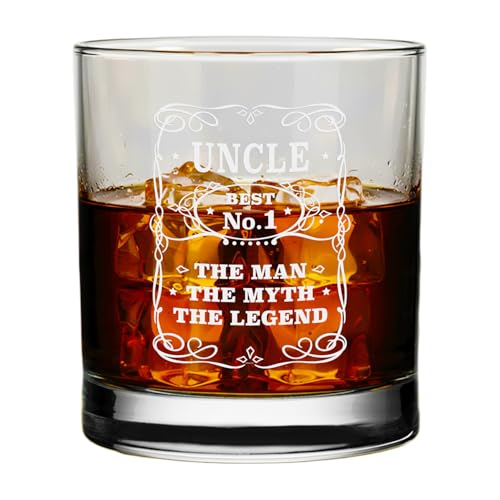 Veracco No.1 Uncle Old Fashioned Glass Gift