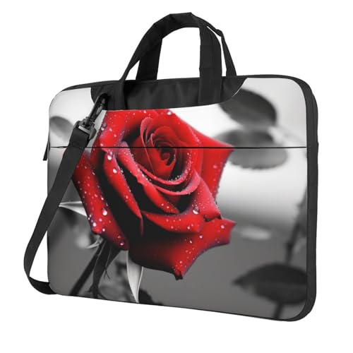 Bolsa para laptop 3 en 1 color negro y rojo miniatura 1