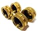 Garden Hose Female End Cap Set, Heavy Duty, Lead-Free, Leak-Free, Connect To Hose and Spigot End, Extra 10 Washers.
