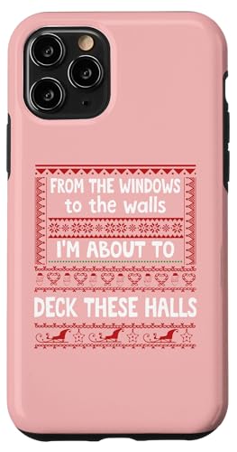 From the Windows to the Walls Christmas Sign Deck the Halls X}zP[X iPhone 11 Pro p