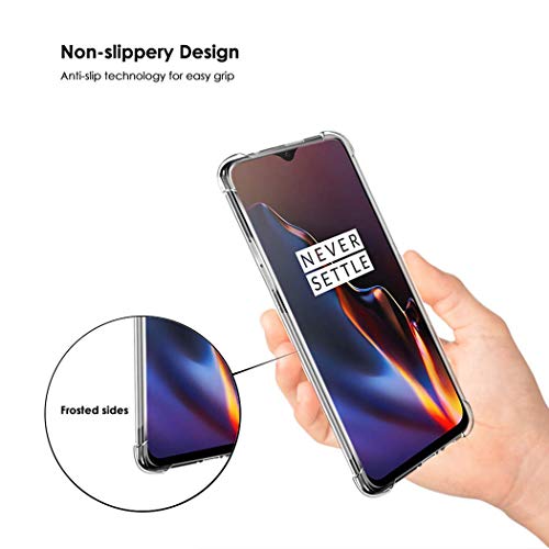 Image of Plus Ultra Clear Slim Shockproof Anti-Slip Grip Soft Transparent Back Cover Case for OnePlus 7