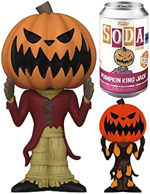 Funko Vinyl SODA: The Nightmare Bee Christmas - Pumpkin King Jack w/(GW) Chase(IE) 1 In 6 Chance Of Receiving A Chase Variant (Styles May Vary), Multicolor, One Size (58635)