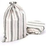 YIXANNX Bolsas de lino reutilizables de plástico para almacenamiento casero, bolsas lino reutilizables para pan madre, para almacenar, A, 30 * 40 cm