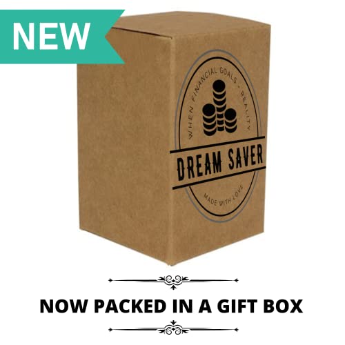 Dream Saver Piggy Bank Break To Open (Extra Large) In Unicorn Marble Rainbow *100% Sealed Money Bank / 8.7 X 5.9In / 0.525Lbs Money Saver In Marble Decor. Money Box +12,000+ Notes Or + 8,000+ Coins #TOP5
