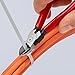 KNIPEX Diagonal Pliers for Flush Cut Plastics, Red