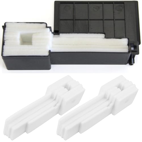 The Lord of the Tools 4 Packungen Drucker-Resttintentank-Schwammpad Kompatibel mit Epson Ecotank L360 L362 L363 L365 L366 L380