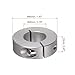 HARFINGTON 4pcs Shaft Collar 20mm Bore Aluminum Alloy Set Screw Split Clamp-On Collars, 40mm OD, 12mm Width, for Wheel Barrow Axle, Gearbox Assemblies, Machine Tools, Industry, Anodization