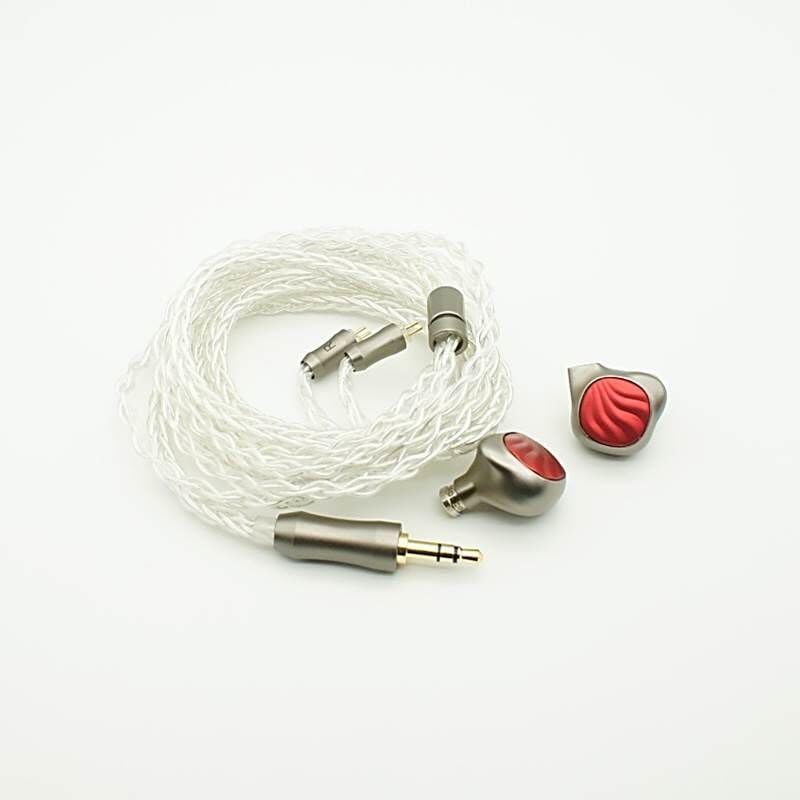 Sound Rhyme SP01 10mm Dual Magnetic Dynamic Driver Interchangeable Nozzles HiFi in-Ear Monitors Earphone IEMs with 2Pin 0.78mm 8 Strands 7N Crystal