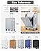 Sea choice Handgepäck mit Laptopfach für 15,6" Reisekoffer aus PC mit USB-Anschluss Hartschalen Trolley Koffer, TSA Schloss leisen 360°-Rollen