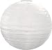 Allsop Home and Garden 30403 Soji Illume 14" Round LED Outdoor Solar Lantern, Handmade with Weather-Resistant UV Rated Nylon, Stainless Steel Hardware, Auto sensor on/off, Chinese Style Globe Light, White (1-count)
