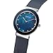 BERING 11435-387 Reloj de cuarzo para mujer con caja de acero inoxidable plateado de 35 mm y esfera azul Imagen de BERING 11435-387 Reloj de cuarzo para mujer con caja de acero inoxidable plateado de 35 mm y esfera azul
