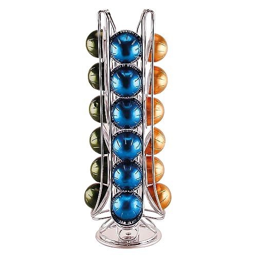 Italian Coffee Portacapsule Caffè Compatibili e Originali, adatto per Ufficio e Cucina (Vertuo Leonardo)