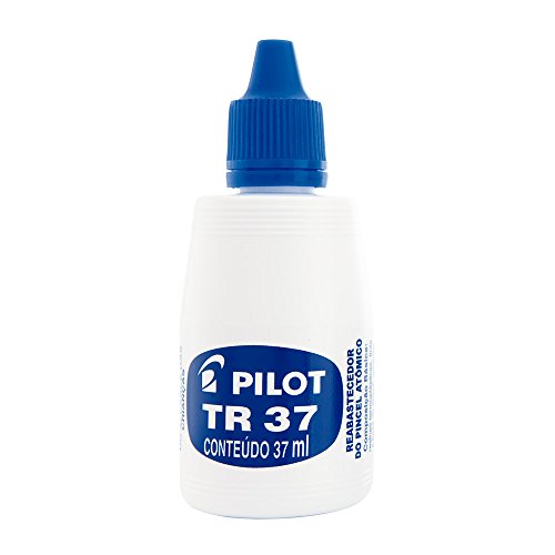 Tinta Marcador Permanente Reabastecedor 037ml Azul Pilot, Multicor, pacote de 12