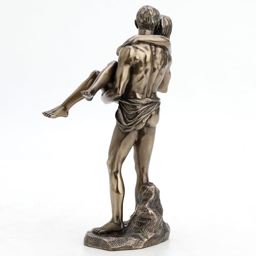 Escultura Artística de Novios en Bronce Antiguo 11.37 in miniatura 5
