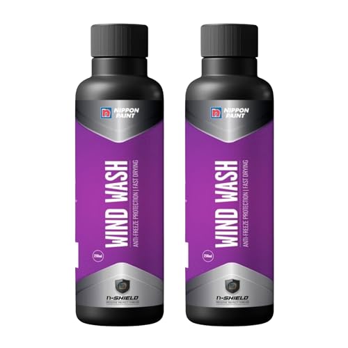 Image of Nippon Paint n Shield Windshield Wash 250ml | Dilutable Concentrate for Powerful Cleaning | Clears Dirt Droppings and Road Stains for Crystal Visibility | No. 1 Paint in Brand Asia Pacific (Pack of 2)