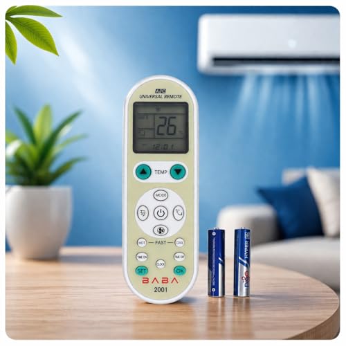 Image of Electronic Spices Universal AC Remote with AAA Batteries | AC Remote (AC-2001)