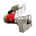 Roadstar 18493 3HP High Torque Mini Starter Compatible with Chevy SBC 350 BBC 454 Dual Inline 9 Tooth Red