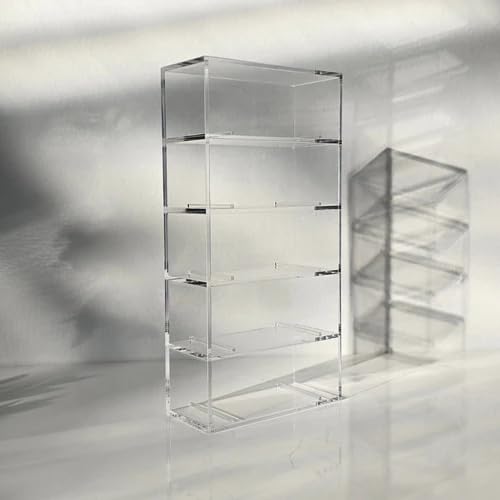 Image of 5 Layer Acrylic Storage case Clear Diecast Car Display Case for Scale Models - Dustproof Diecast Storage Organizer. (Pack of of 1)