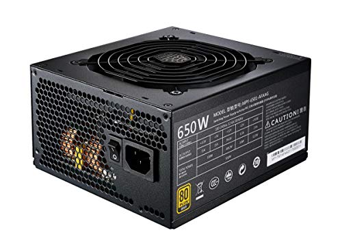 Cooler Master MPY-6501-AFAAG-US MWE 650 Gold Full Modular, 80+ Gold Certified 650W Power Supply, 5 Year Warranty