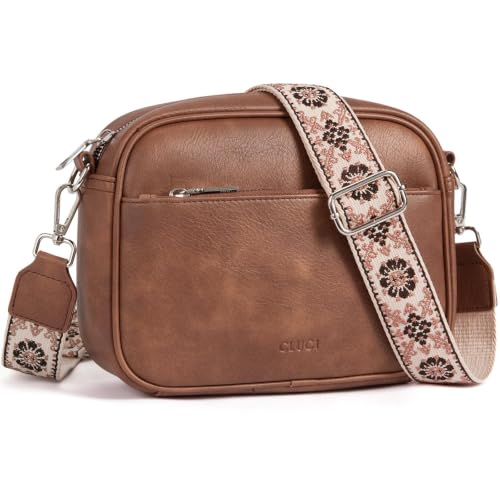 CLUCI Small Crossbody Bags for Women PU Leather Crossbody Purse