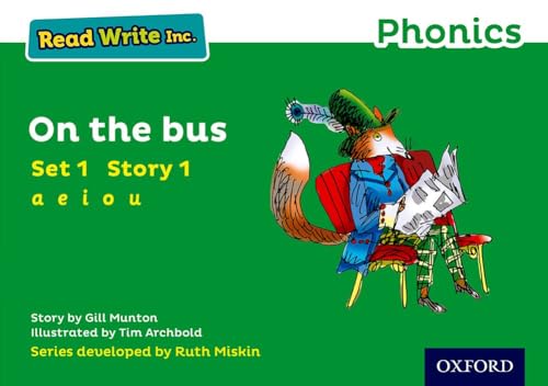 Read Write Inc. Phonics: On The Bus (Green Set ... 0198371314 Book Cover
