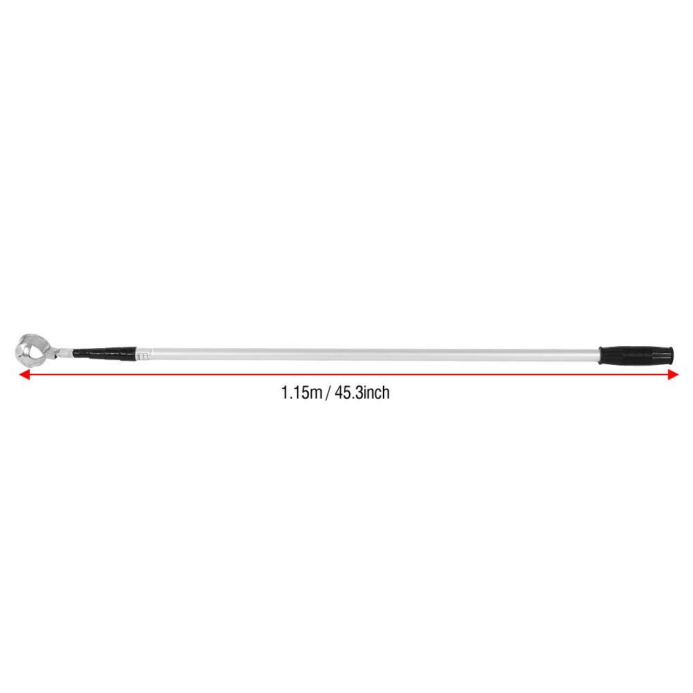 Recogedor de Bolas portátil, recuperador de Recogida de Bolas Flexible y Duradero, Ligero para los Amantes de la Pelota de práctica(Five Sections)