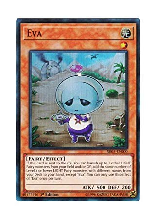 eva yugioh card 00 This is of the Ultra Rare rarity. YUGIOH EVA (EFFECT FAIRY) ASIA