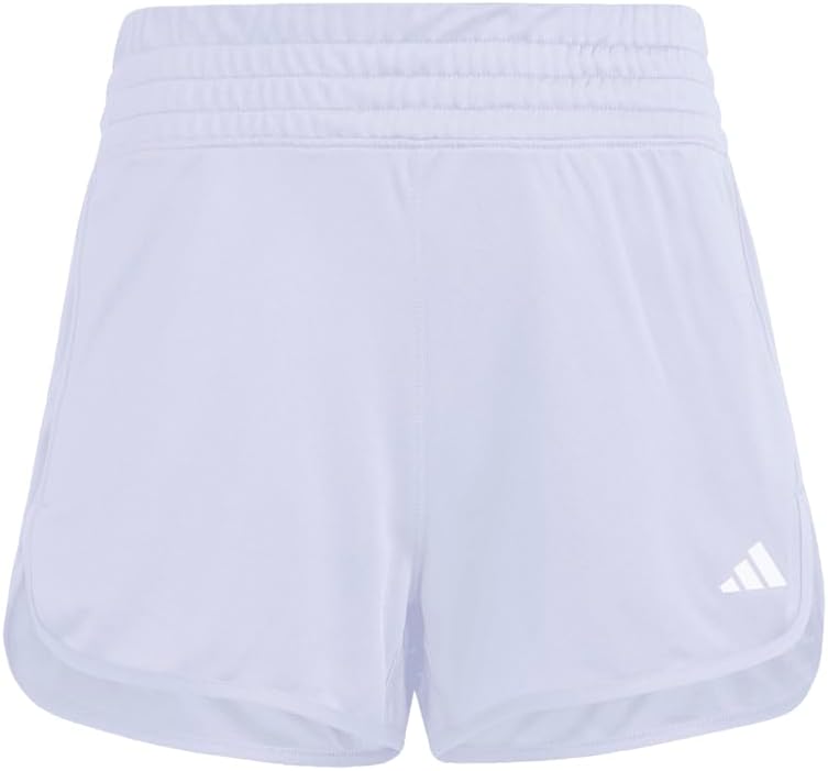 Adidas Womens Pacer Essentials Knit High-Rise Shorts