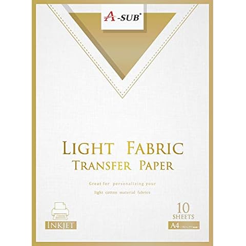 A-SUB Inkjet Transfer Paper for Light Fabrics Cover