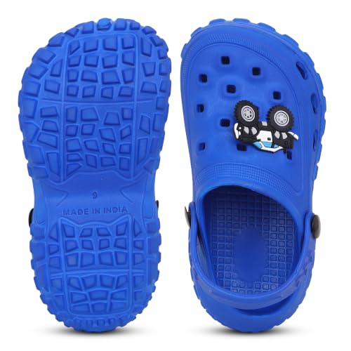 Image of FUEL Poddle Comfortable Indoor & Outdoor Casual Garden Clogs, Soft Cushioned Footbed and Lightweight EVA Slip-On Kids Clogs for Boys & Girls